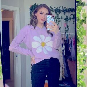 Flower sweater!